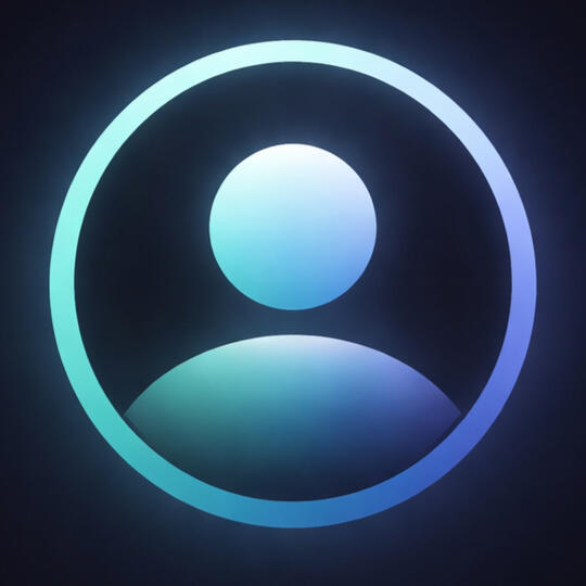 Abstract hypnotic logo representing Realtime Friend a calm private place to talk and be heard